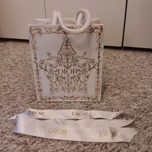 Dior Limited Edition Shopping Bag & Ribbon